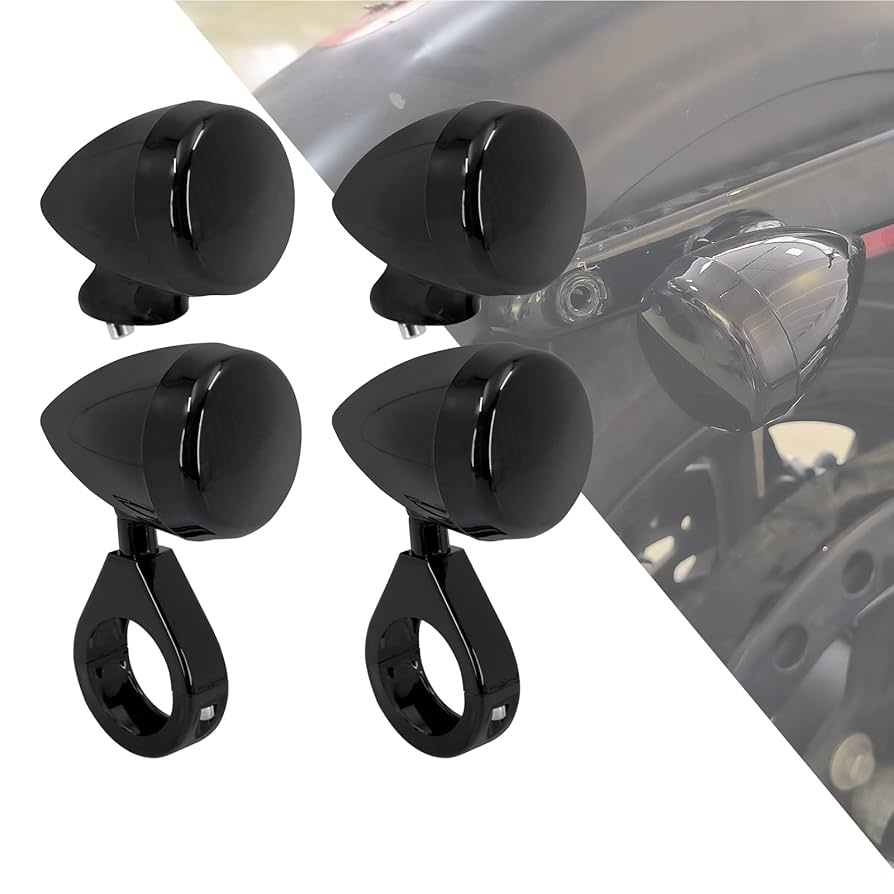 Amazon.com: HDBUBALUS Front Rear LED Bullet Turn Signal